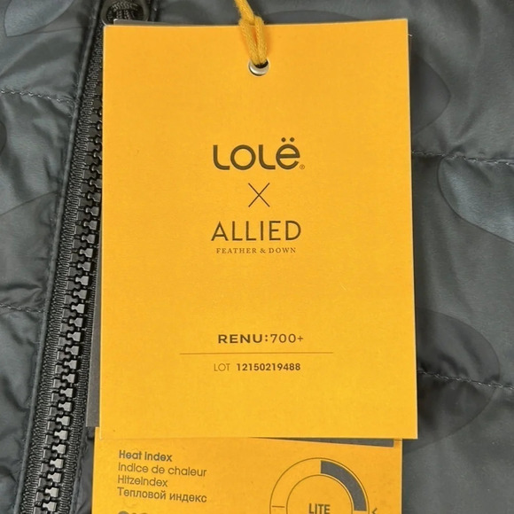 NWT Lolë Allied Performance Recycled Down Camouflage Puffer Coat - Picture 4 of 13